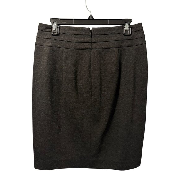 Cabi Womens Pencil Skirt Size 4 Charcoal Gray Rayon Blend skirt - Picture 2 of 12